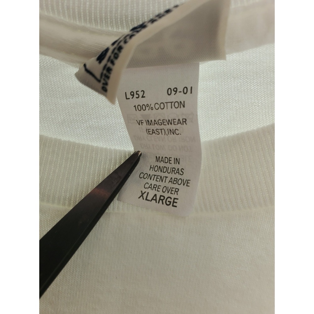 VTG John Hancock All Star FanFest MLB T Shirt Mens XL Lee Sport White 2001 - Picture 5 of 8